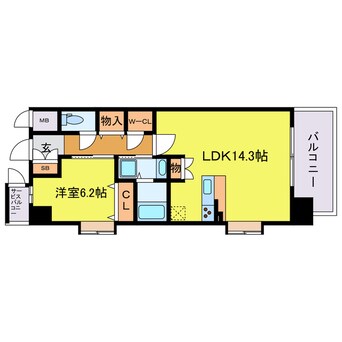 間取図 スプランディッド福島WEST