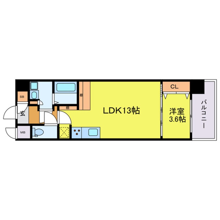 間取図 スプランディッド福島WEST