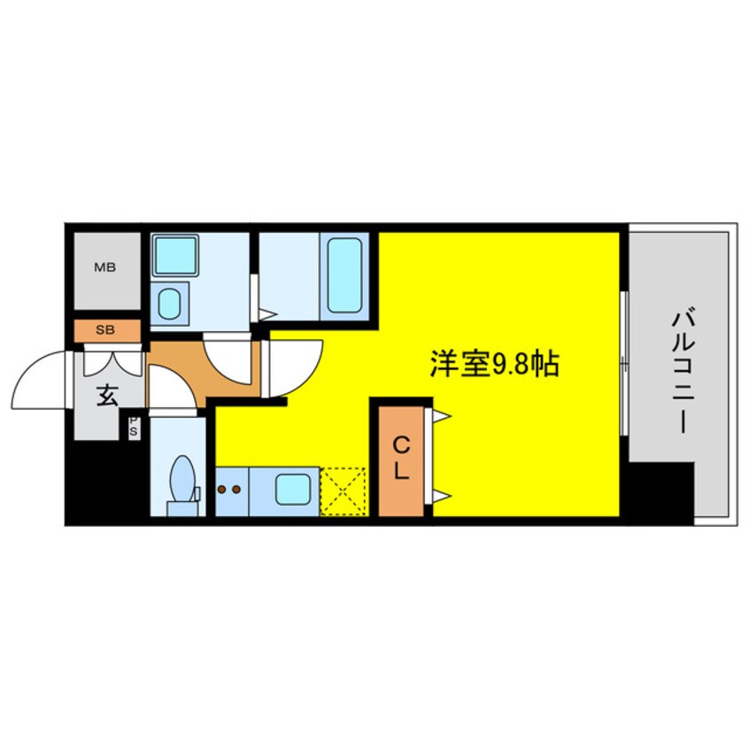 間取図 コンフォリア新梅田