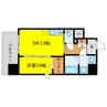 コンフォリア新梅田 1DKの間取り