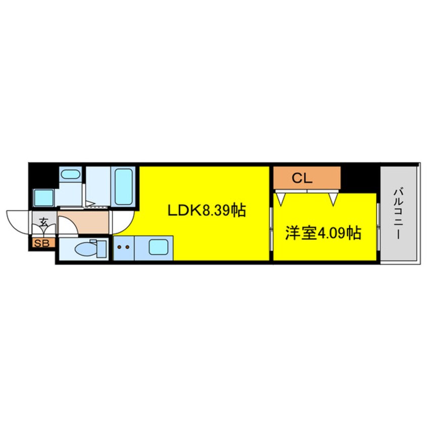 間取図 ACT　DOORS　天六
