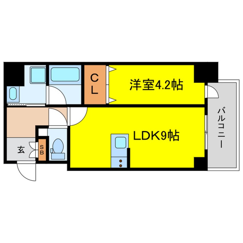 間取図 フロレシエンテ梅田北