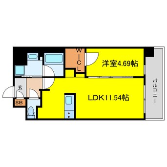 間取図 カーサレグラス福島野田