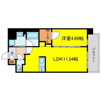 間取図 カーサレグラス福島野田