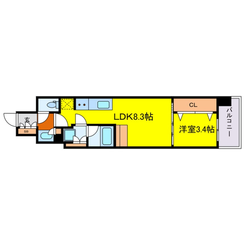 間取図 アーバネックス本町Ⅱ
