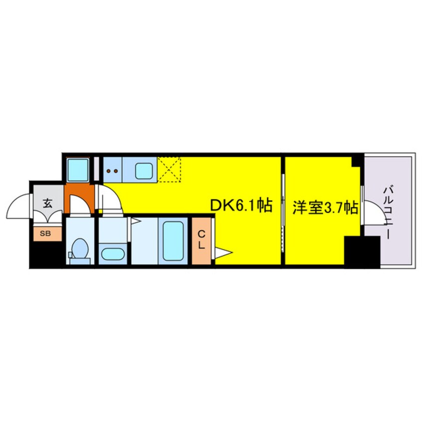 間取図 リヴェント福島野田