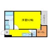 フジパレス御幣島 1Kの間取り