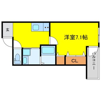 間取図 フジパレス出来島EASTⅢ番館