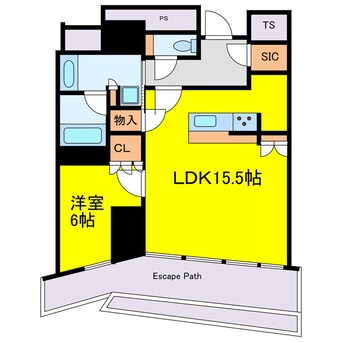 間取図 Brillia Tower 堂島