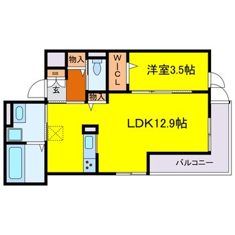 間取図 メルベーユ加島