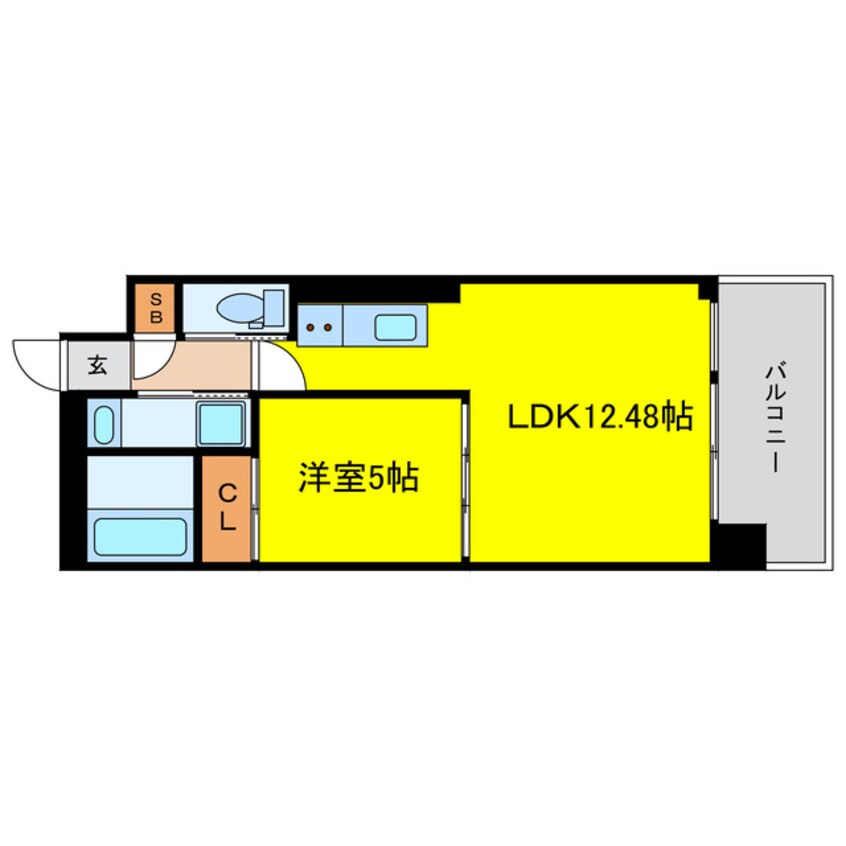 間取図 プレジオ弁天町