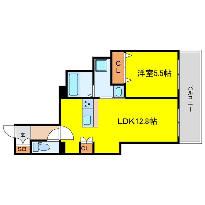 間取図 Brawhy聖天通