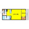 Casa　Branche 1LDKの間取り