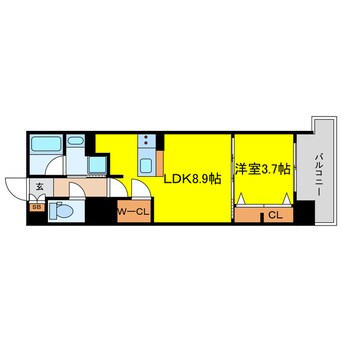 間取図 RJRプレシア南堀江