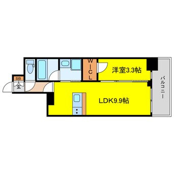 間取図 RJRプレシア南堀江