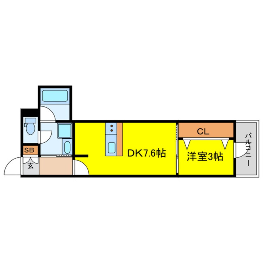 間取図 RJRプレシア南堀江