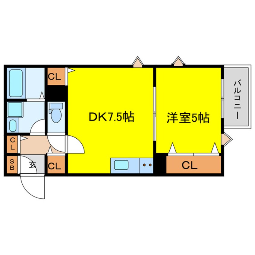 間取図 クレール塚本