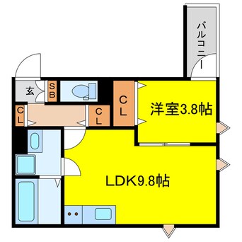 間取図 クレール塚本