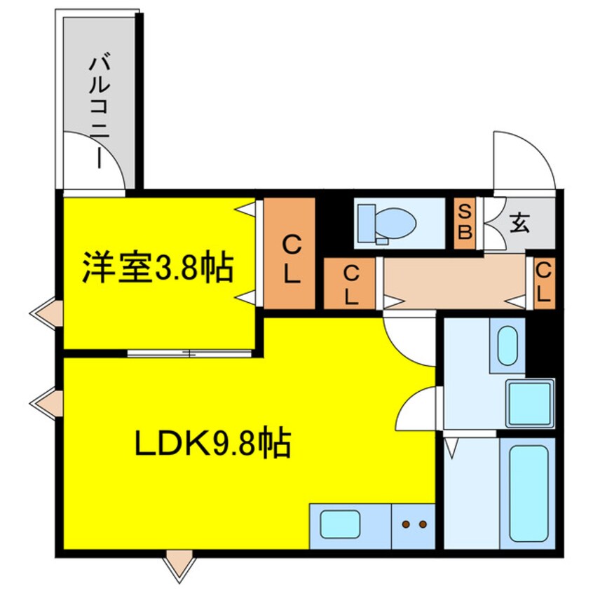 間取図 クレール塚本