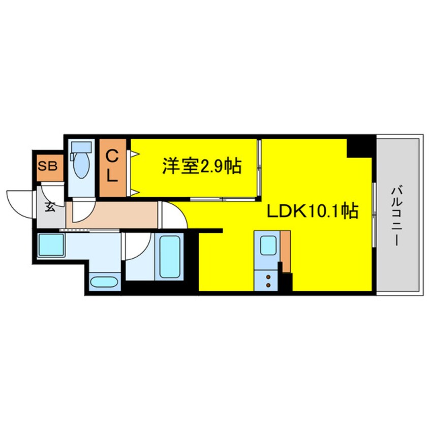 間取図 アヴェニール中崎