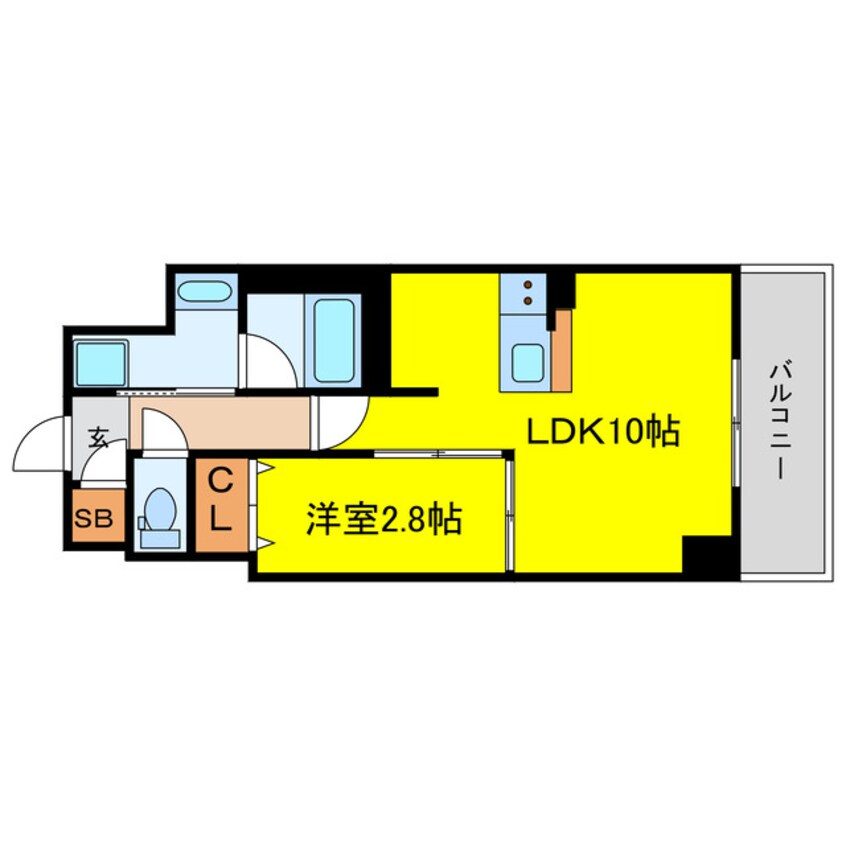 間取図 アヴェニール中崎