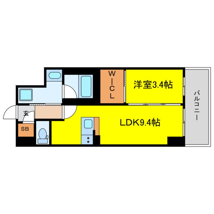 間取図 アヴェニール中崎