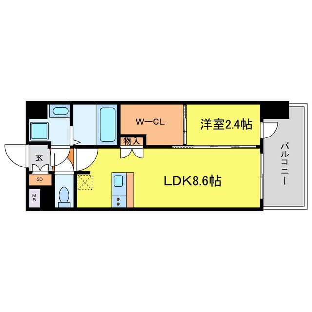 間取り図 セレニテ阿波座ミラク