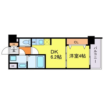 間取図 Alivis北梅田