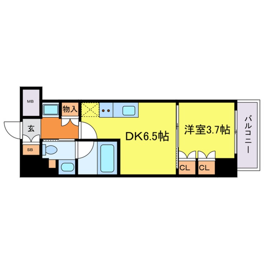 間取図 ザ・パークハビオ塚本