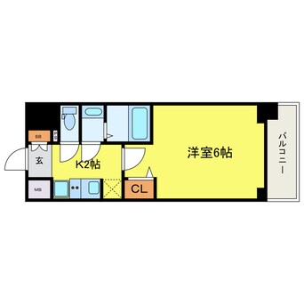 間取図 プレサンス西九条シティベイ