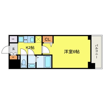 間取図 プレサンス西九条シティベイ