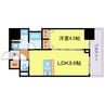 S-RESIDENCE福島diverse 1LDKの間取り