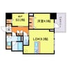 S-RESIDENCE福島diverse 1LDK+Sの間取り
