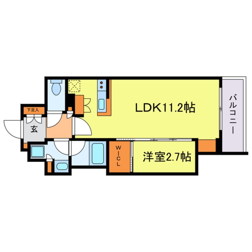 間取図 アーバネックス天満橋Front
