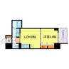S-RESIDENCE阿波座bouncy 1LDKの間取り