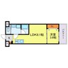 クローバー・グランツ福島 1LDKの間取り