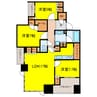 グランドメゾン北堀江レジデンス 3LDKの間取り