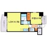 プレジオ梅田 1LDKの間取り
