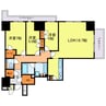 ジオタワー新町 3LDKの間取り