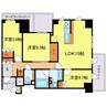 ジオタワー新町 3LDKの間取り