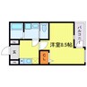 REGIES塚本 1Kの間取り