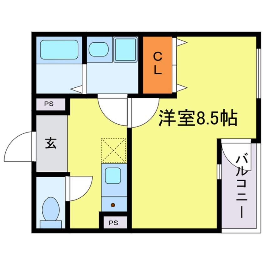 間取図 REGIES塚本
