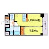 プレサンスOSAKA姫里ヴィオン 1LDKの間取り