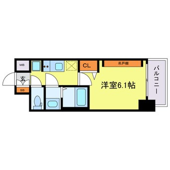 間取図 プレサンスOSAKA姫里ヴィオン