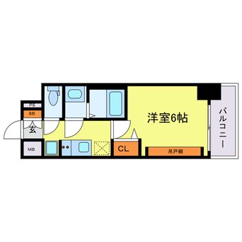 間取図 プレサンスOSAKA姫里ヴィオン