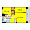 港区市岡1丁目プロジェクト 2LDKの間取り