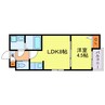 H-maison鷺洲Ⅱ 1LDKの間取り