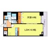 Ｖｅｓｔａ京町堀 1LDKの間取り