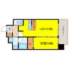 プレジオ西中島ASIAN 1LDKの間取り