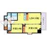 スプランディッドⅨ 2LDKの間取り